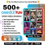 500+ OMEGLE VIDEO Reels Bundle