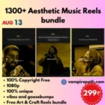 1300+ Aesthetic Music Reels bundle