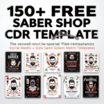 150+ FREE Barber Shop CDR Templates