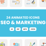 Animated SEO & Marketing Icons