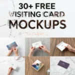 30+ FREE Visiting Card Mockups