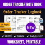Order Tracker - Printable KDP Interior