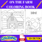 On the Farm Coloring Book | Fun Farm Animal Activities for Kids - Image 2
