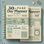 Day Planner Notebook | Daily Planner PDF | Printable